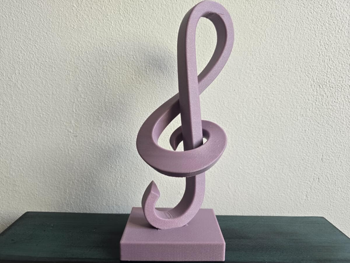 Escultura Artesanal Clave de Sol