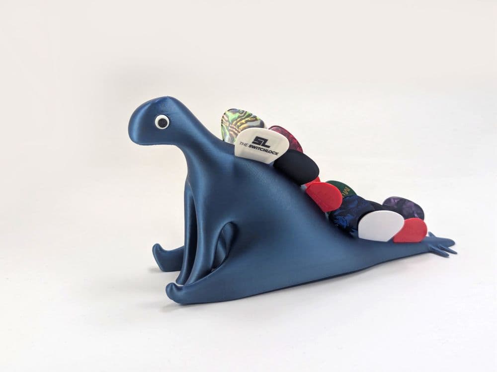 Porta-Palhetas Artesanal Dinossauro