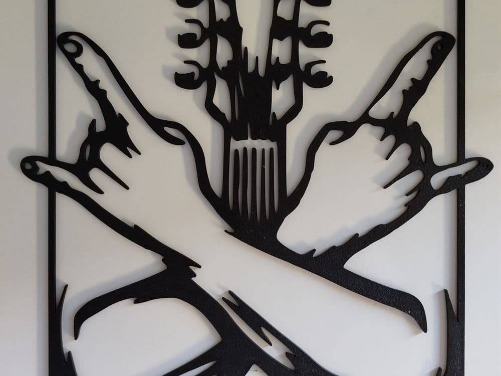 Arte de Parede Moldura Rock