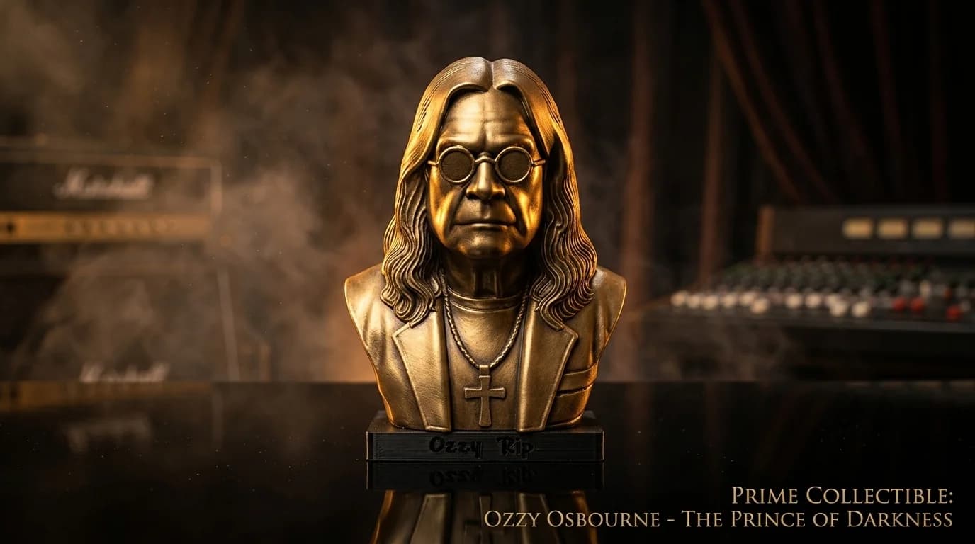 Busto do Ozzy Osbourne