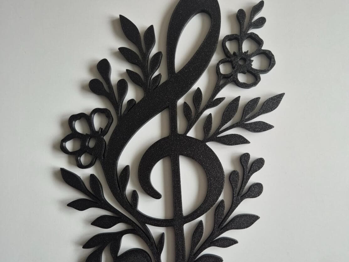 Arte de Parede Clave de Sol