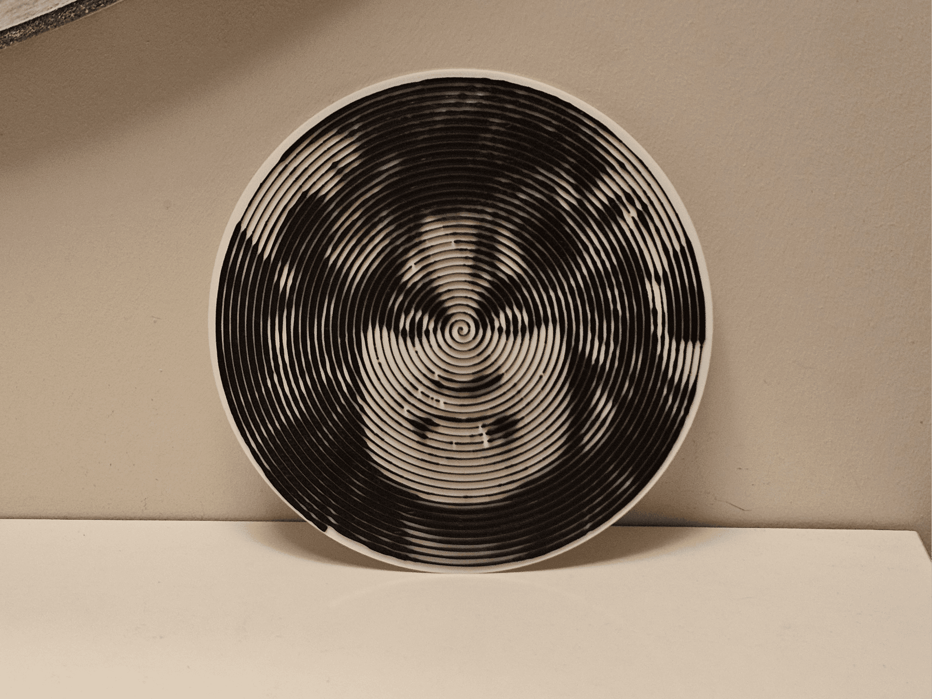 Arte de parede Ozzy Osbourne halftone circular