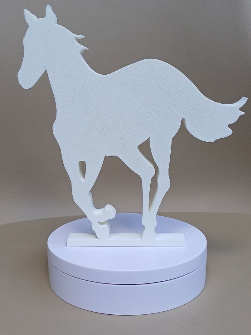 White Pony - Estatueta frontal