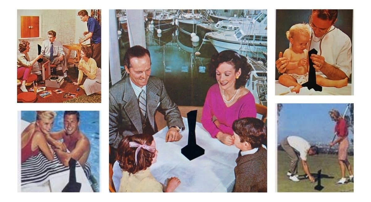 Pessoas admirando The Object - Led Zeppelin Presence